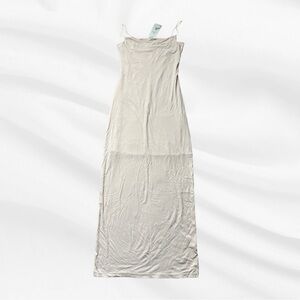 Light Pink Maxi Stretchy Bodycon Dress